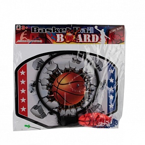 Набор для игры в баскетбол с насадкой для надувания мячика (Shantou, B1514558sim)